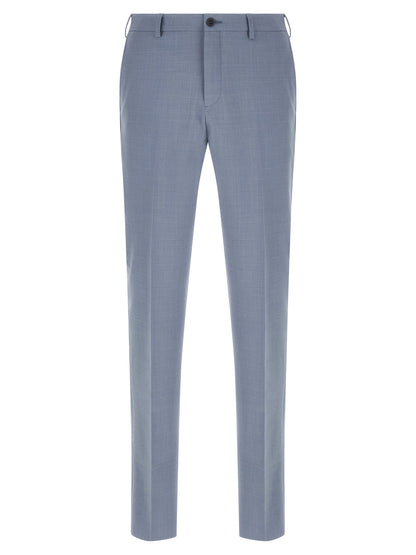 Blue Polyester Two-Piece Suit