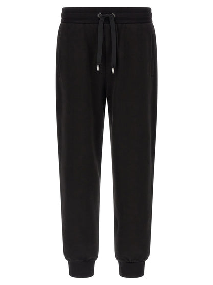 Black Cotton Joggers (Workout Pants)