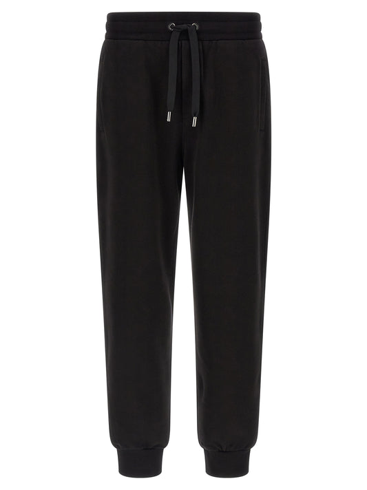 Black Cotton Joggers (Workout Pants)