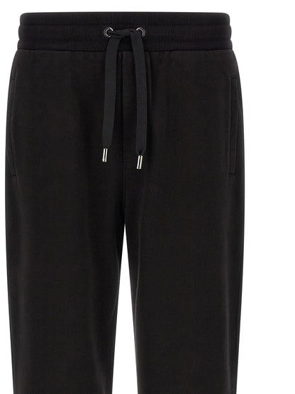 Black Cotton Joggers (Workout Pants)
