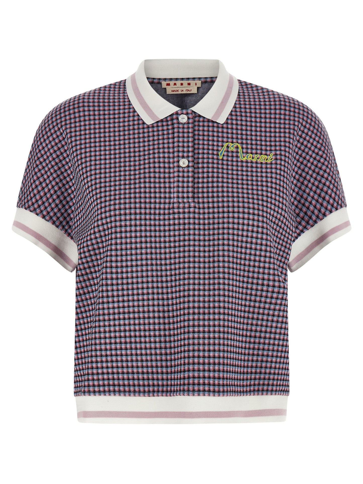 Multicolor Viscose Polo Shirt
