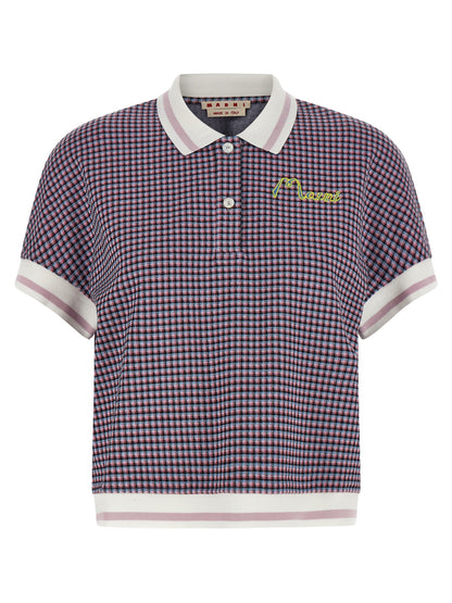 Multicolor Viscose Polo Shirt