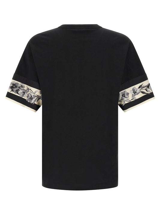 Black Cotton Long Sleeve T-Shirt