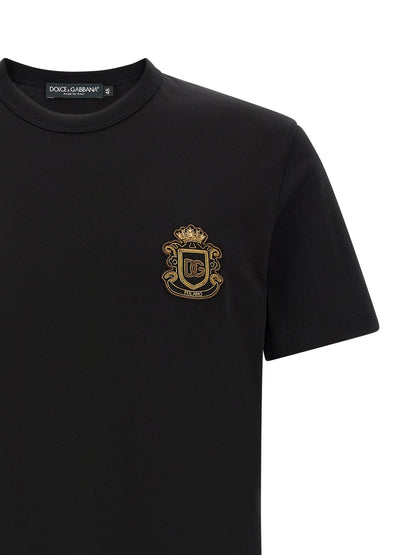 Black Cotton T-Shirt