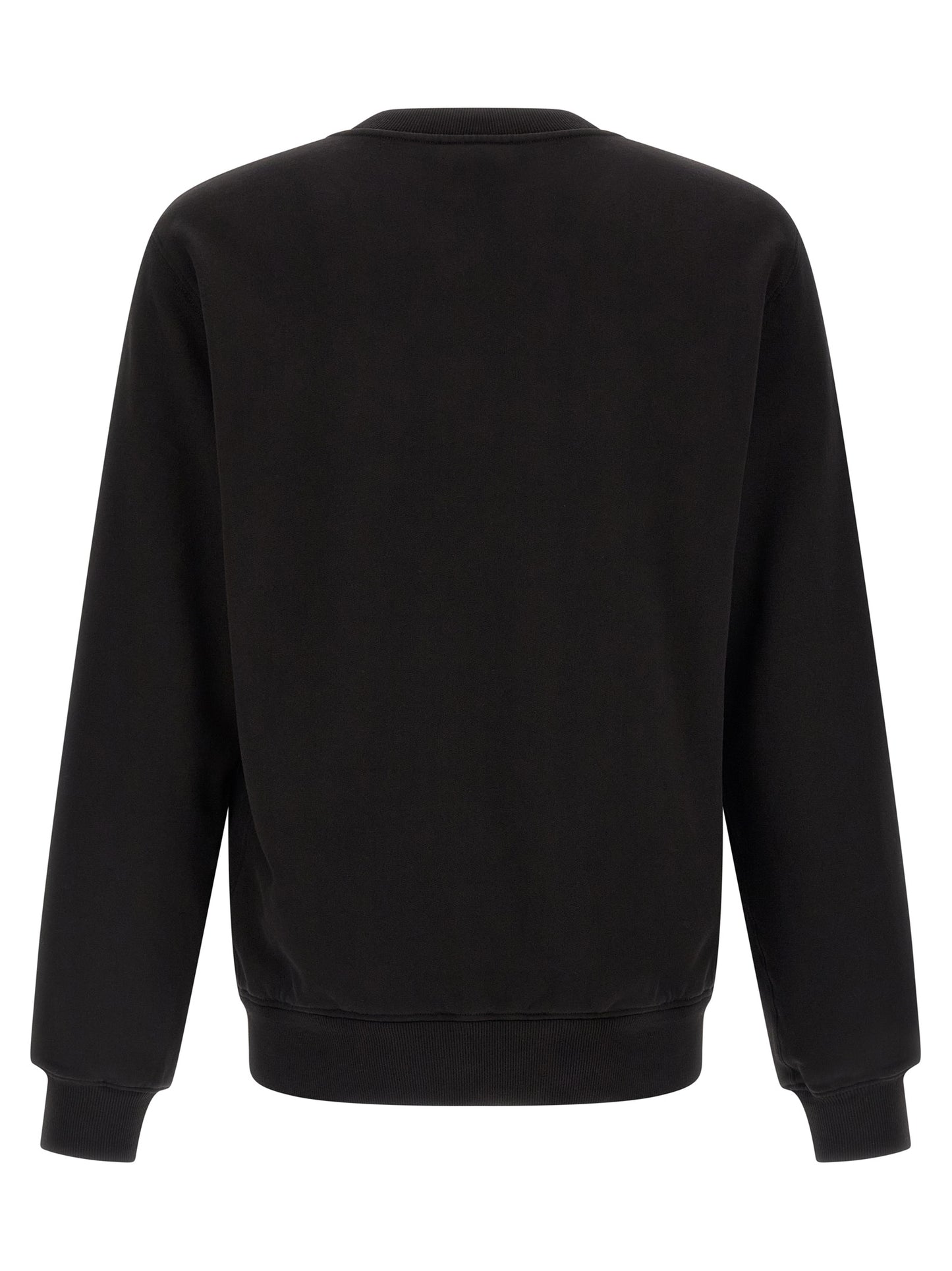 Black Cotton Sweatshirt