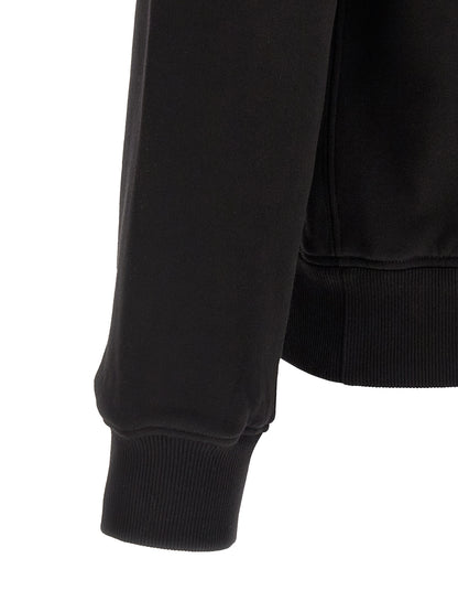 Black Cotton Sweatshirt