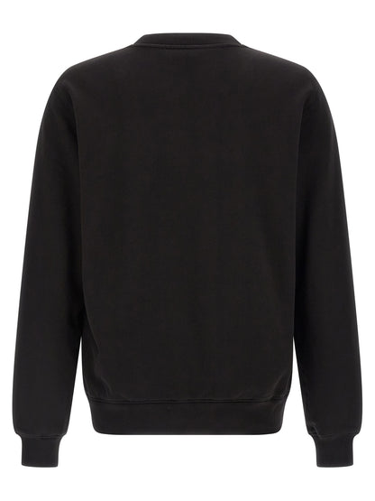 Black Cotton Sweatshirt