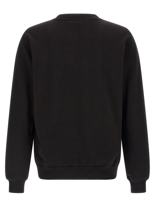 Black Cotton Sweatshirt