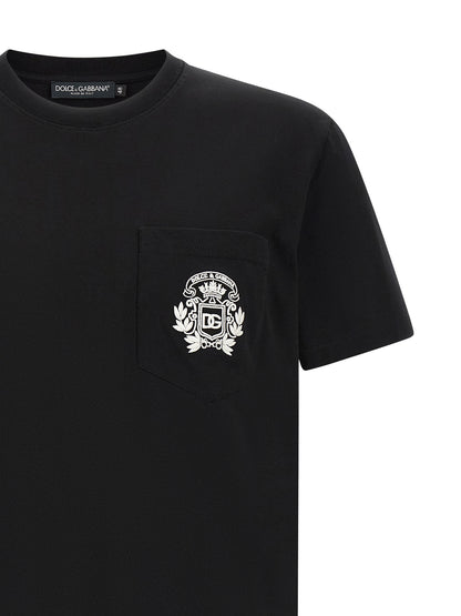 Black Cotton T-Shirt