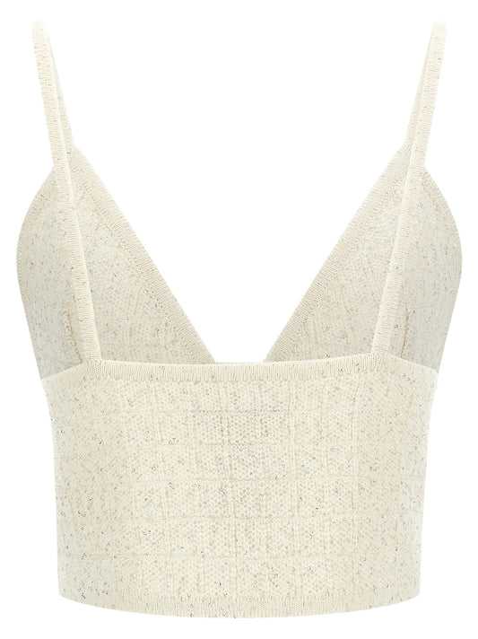 White Polyester Tank Tops