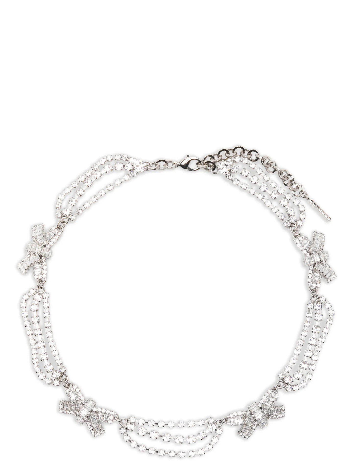 Silver Glass Necklace