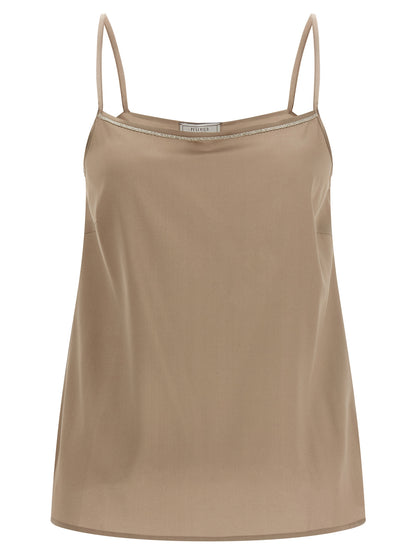 Brown Silk Blouse