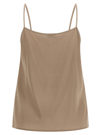 Brown Silk Blouse