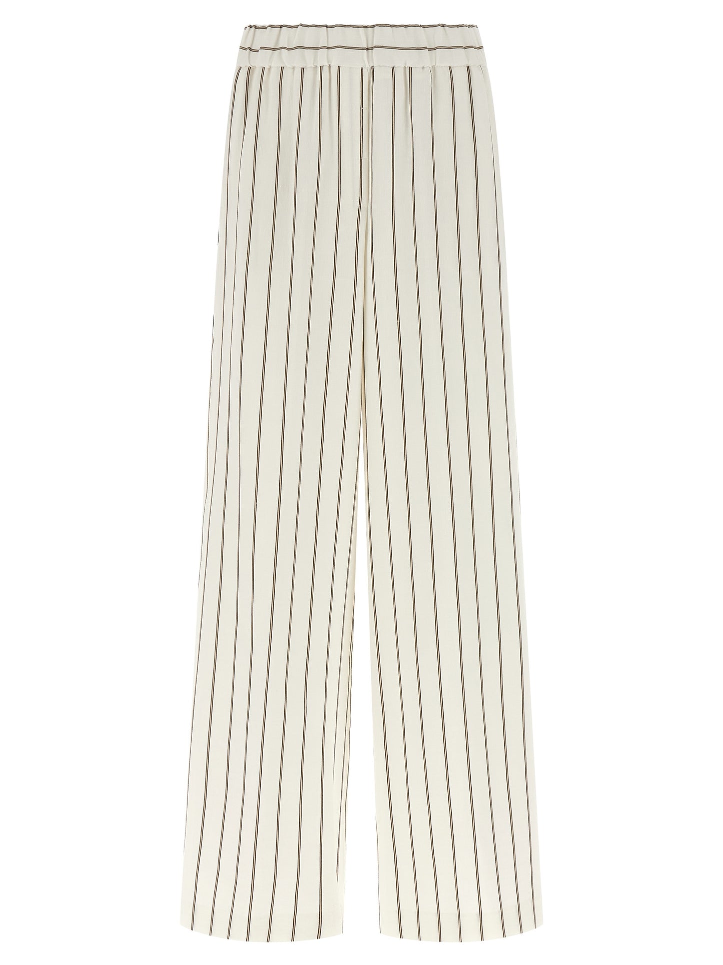 White Linen Casual Pants
