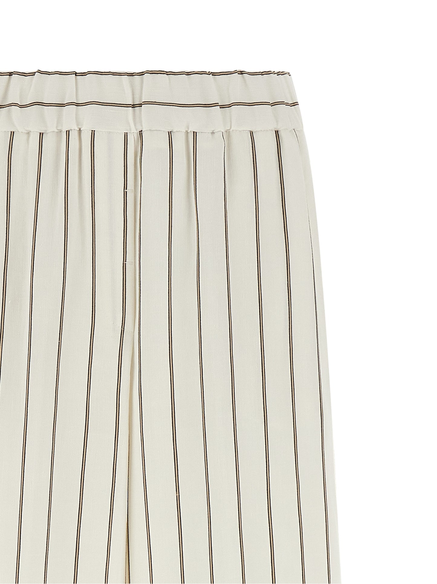 White Linen Casual Pants