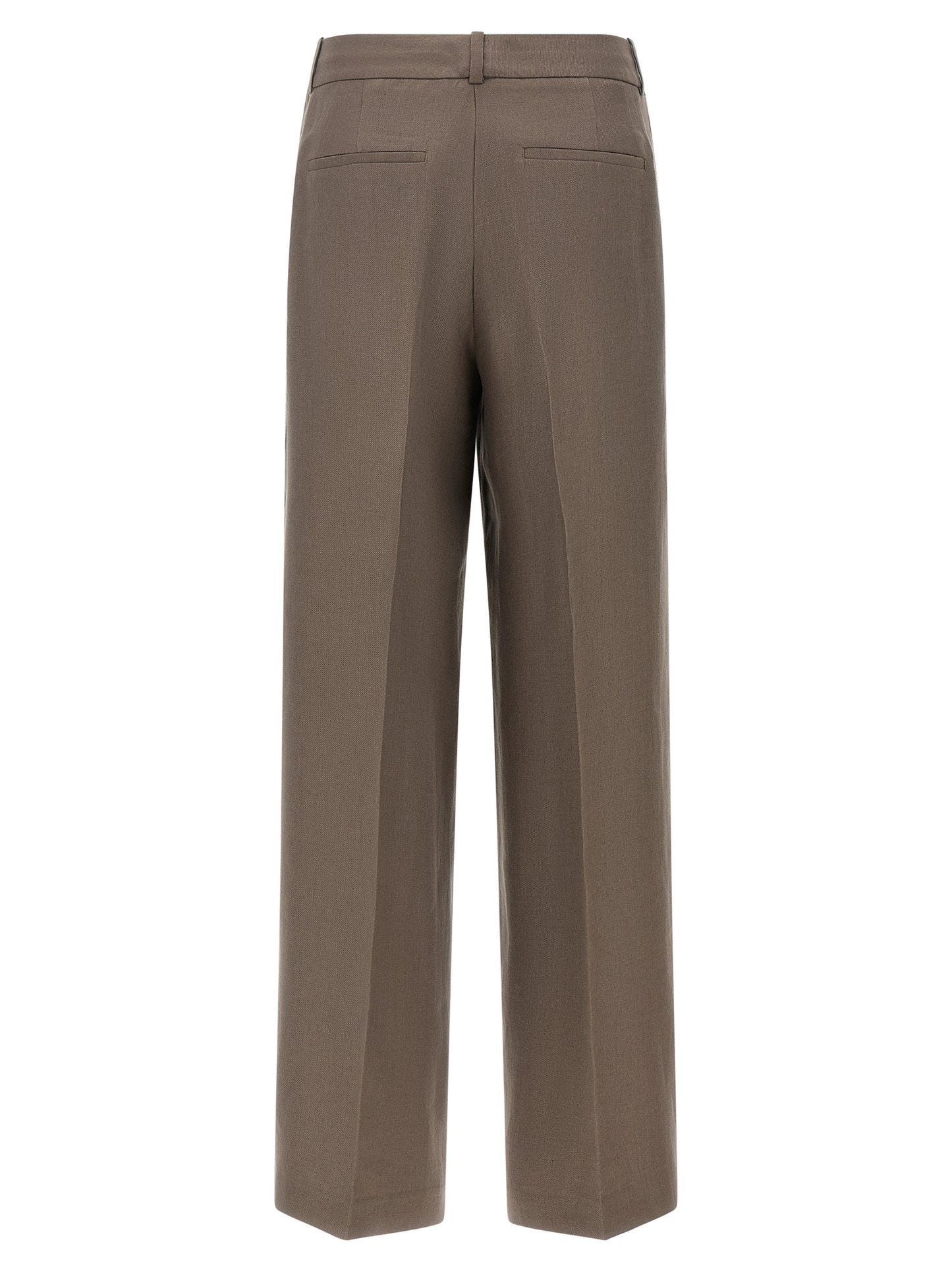 Brown Linen Pants