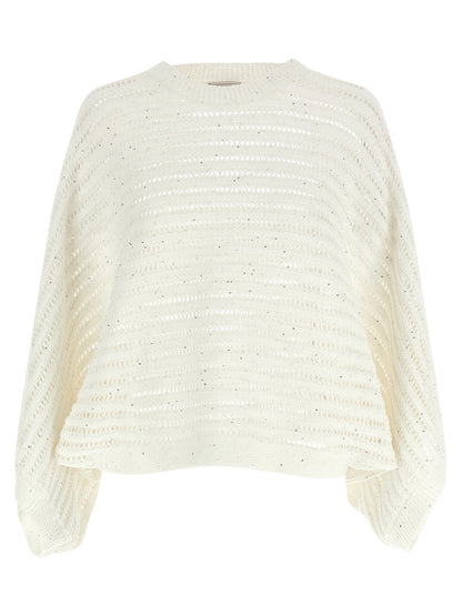 White Cotton Cardigan