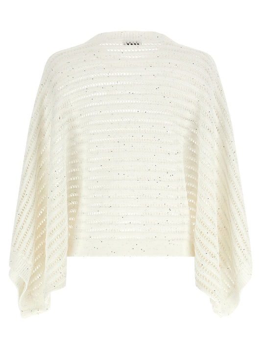 White Cotton Cardigan