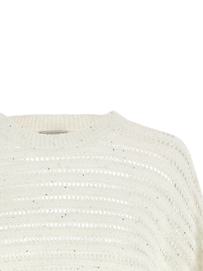 White Cotton Cardigan