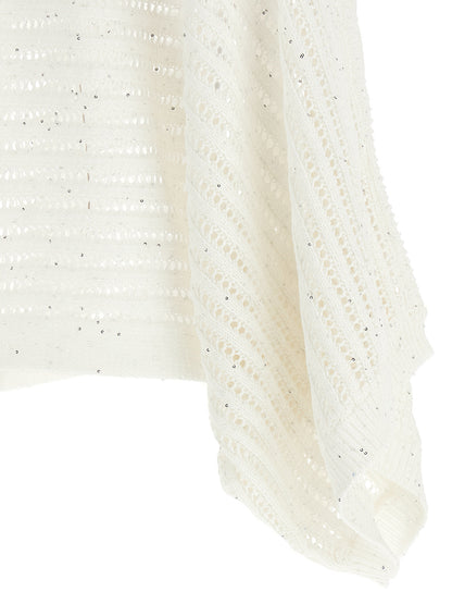 White Cotton Cardigan
