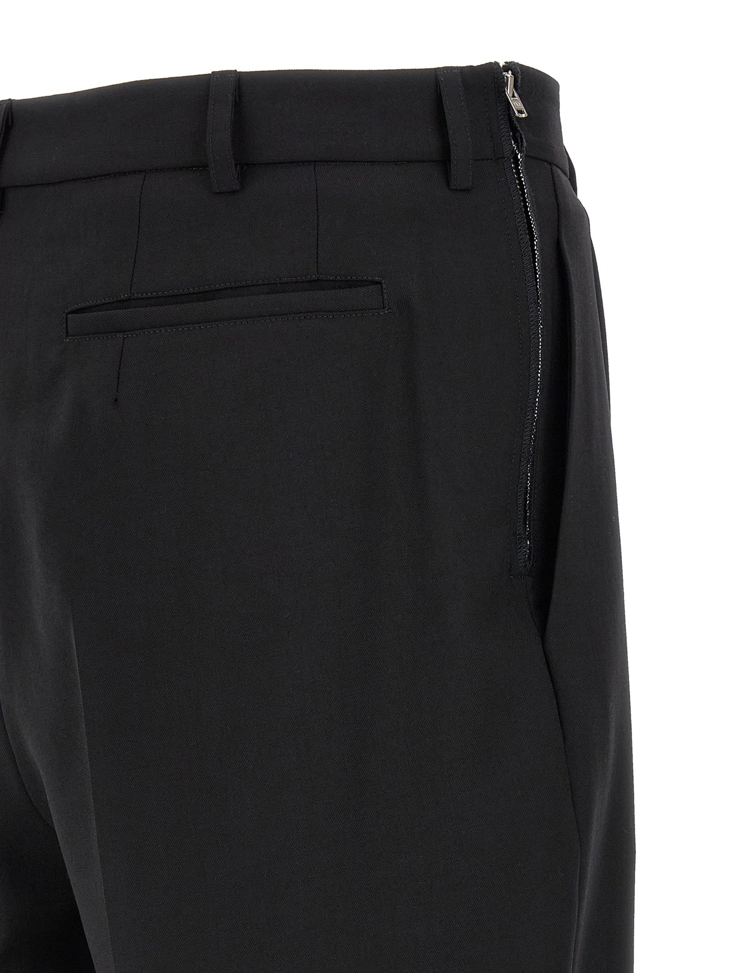 Black Wool Dress Pants