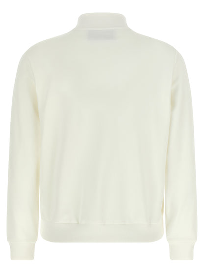 White Cotton Sweatshirt