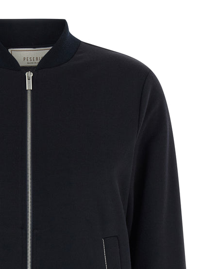 Blue Cotton Bomber