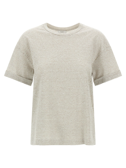 Beige Linen T-Shirt