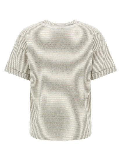 Beige Linen T-Shirt