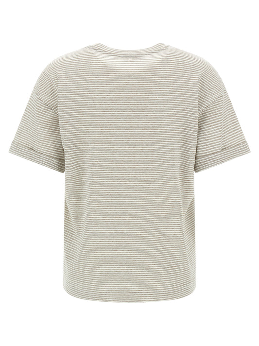 Beige Linen T-Shirt