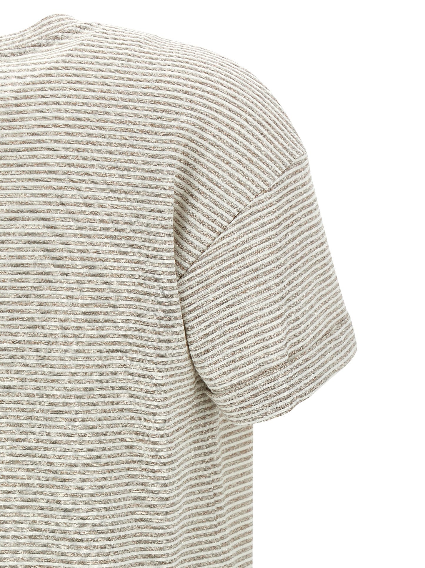 Beige Linen T-Shirt