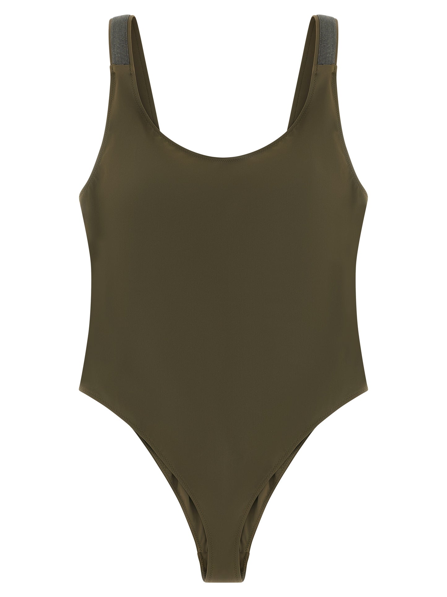 Bicolor Polyamide One-Piece Swimsuit