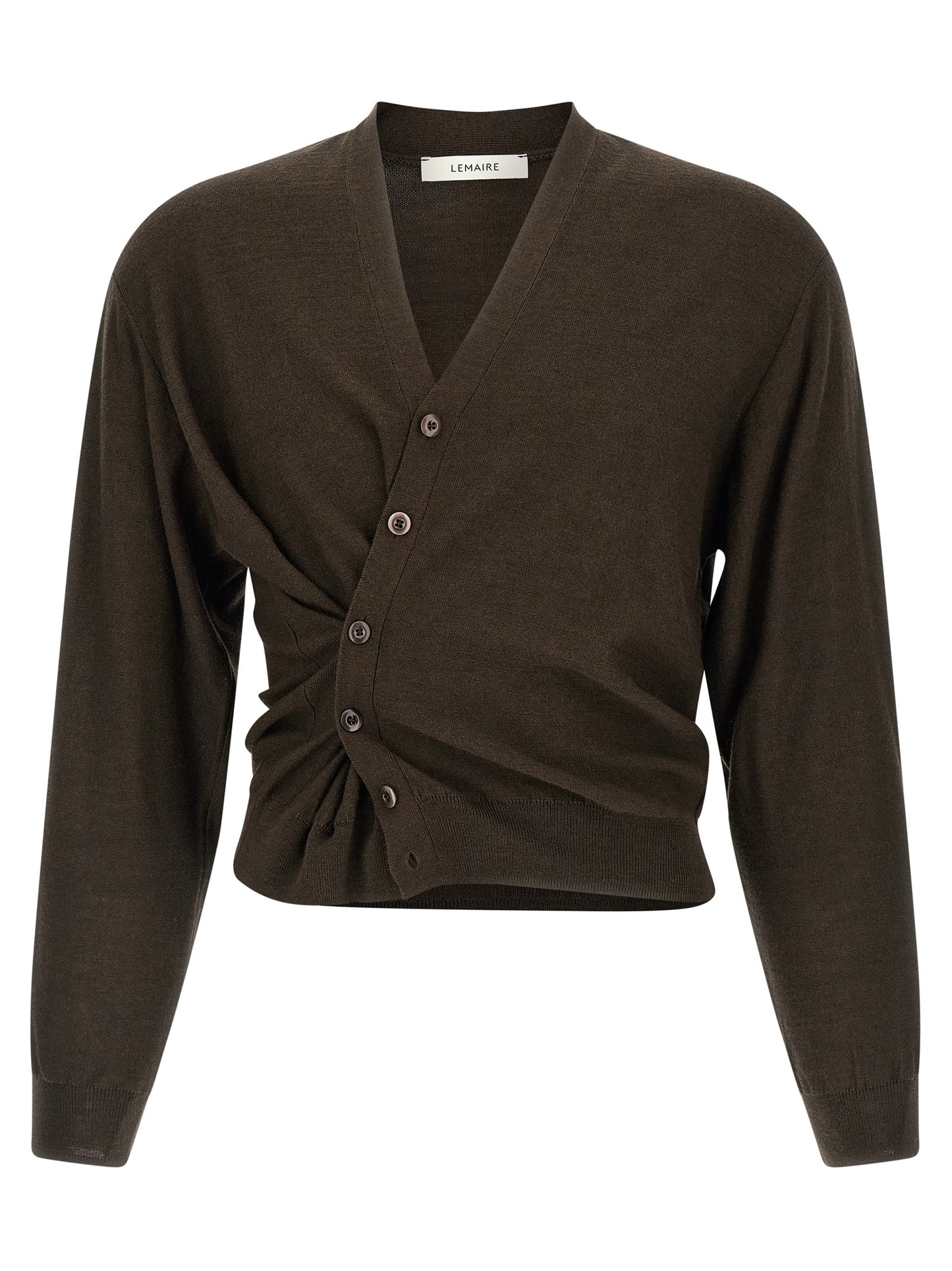 Brown Marabou Cardigan