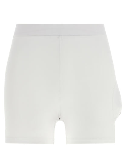White Cotton Short Dress