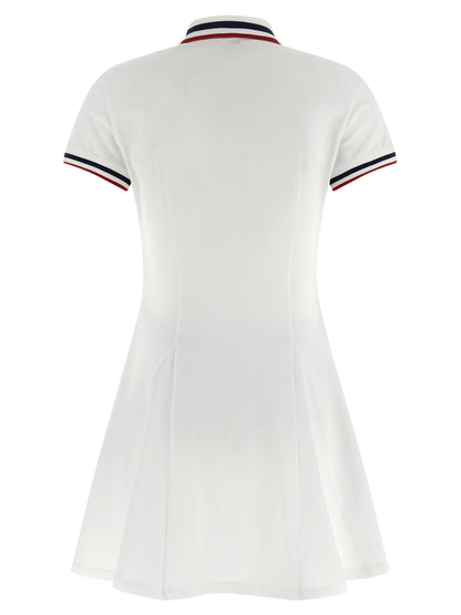 White Cotton Short Dress