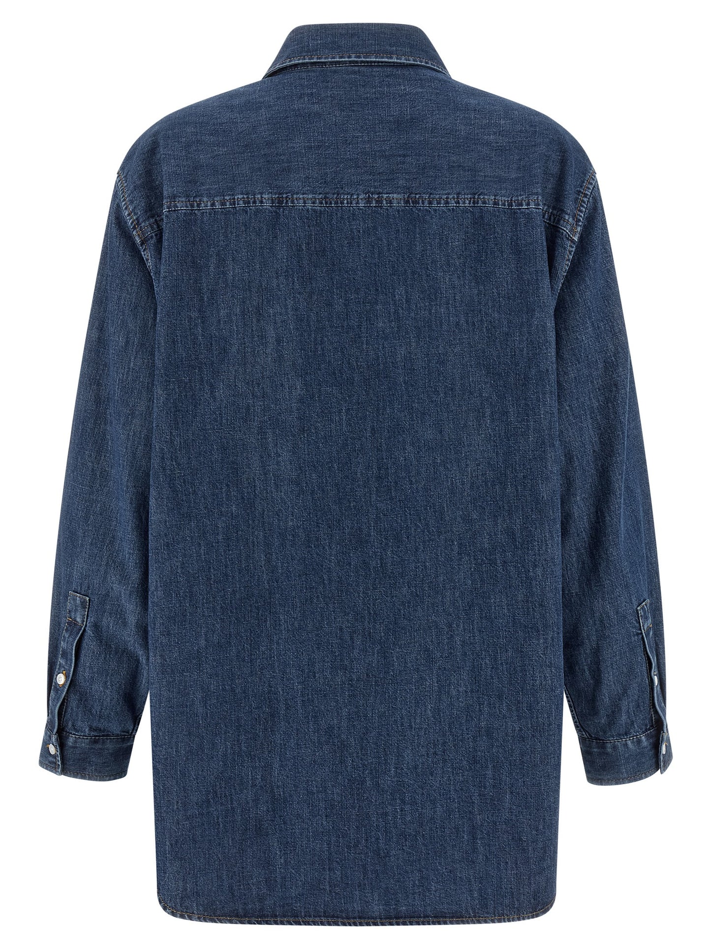 Blue Cotton Blouse