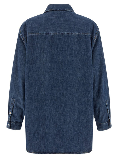 Blue Cotton Blouse