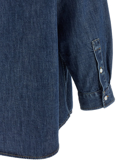 Blue Cotton Blouse