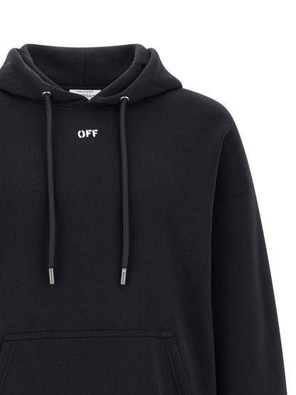 Black Cotton Sweatshirt