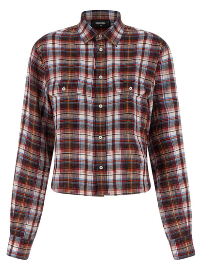 Multicolor Linen Blouse