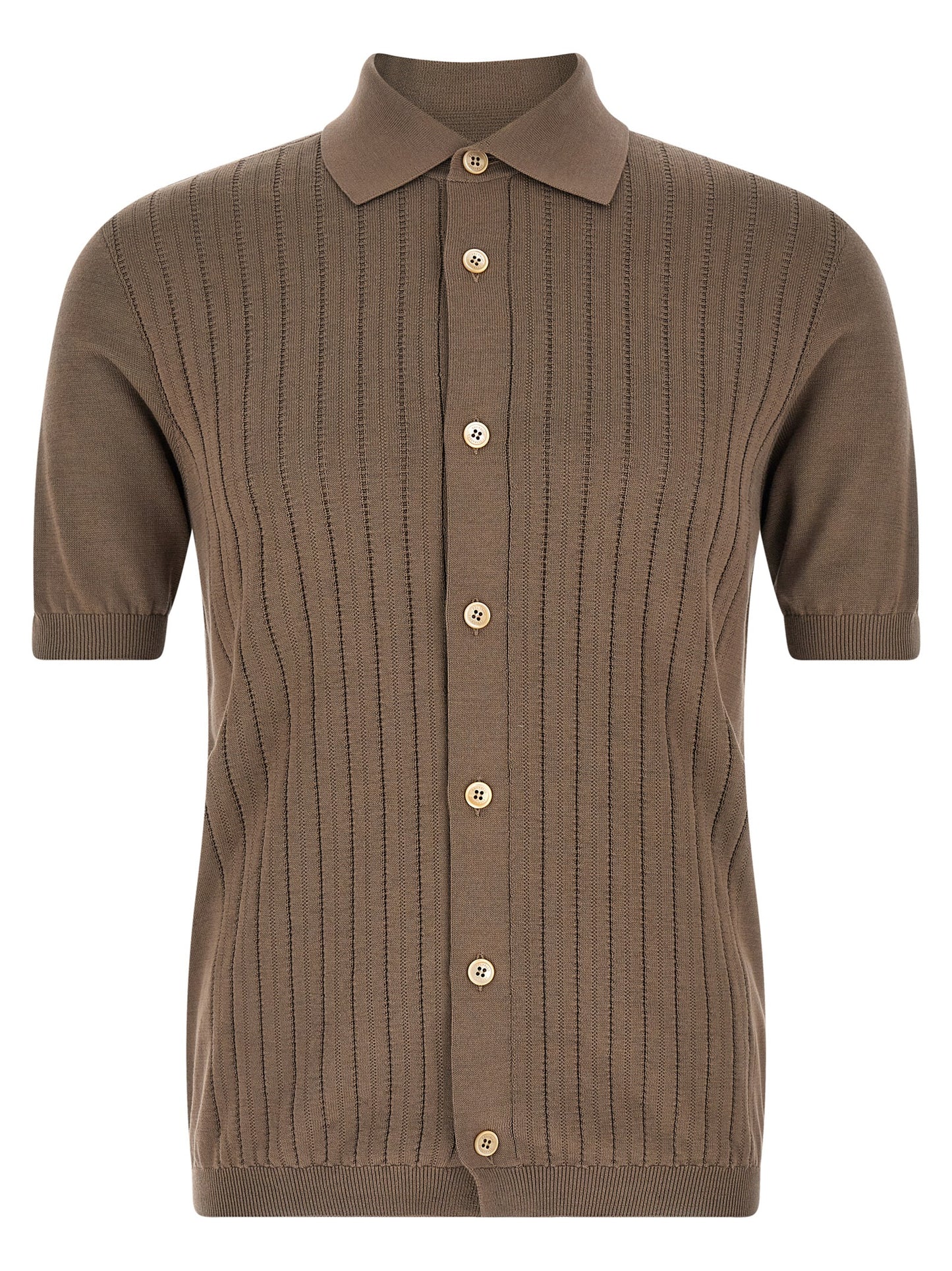 Brown Cotton Blouse