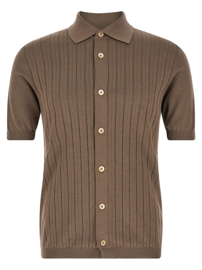 Brown Cotton Blouse