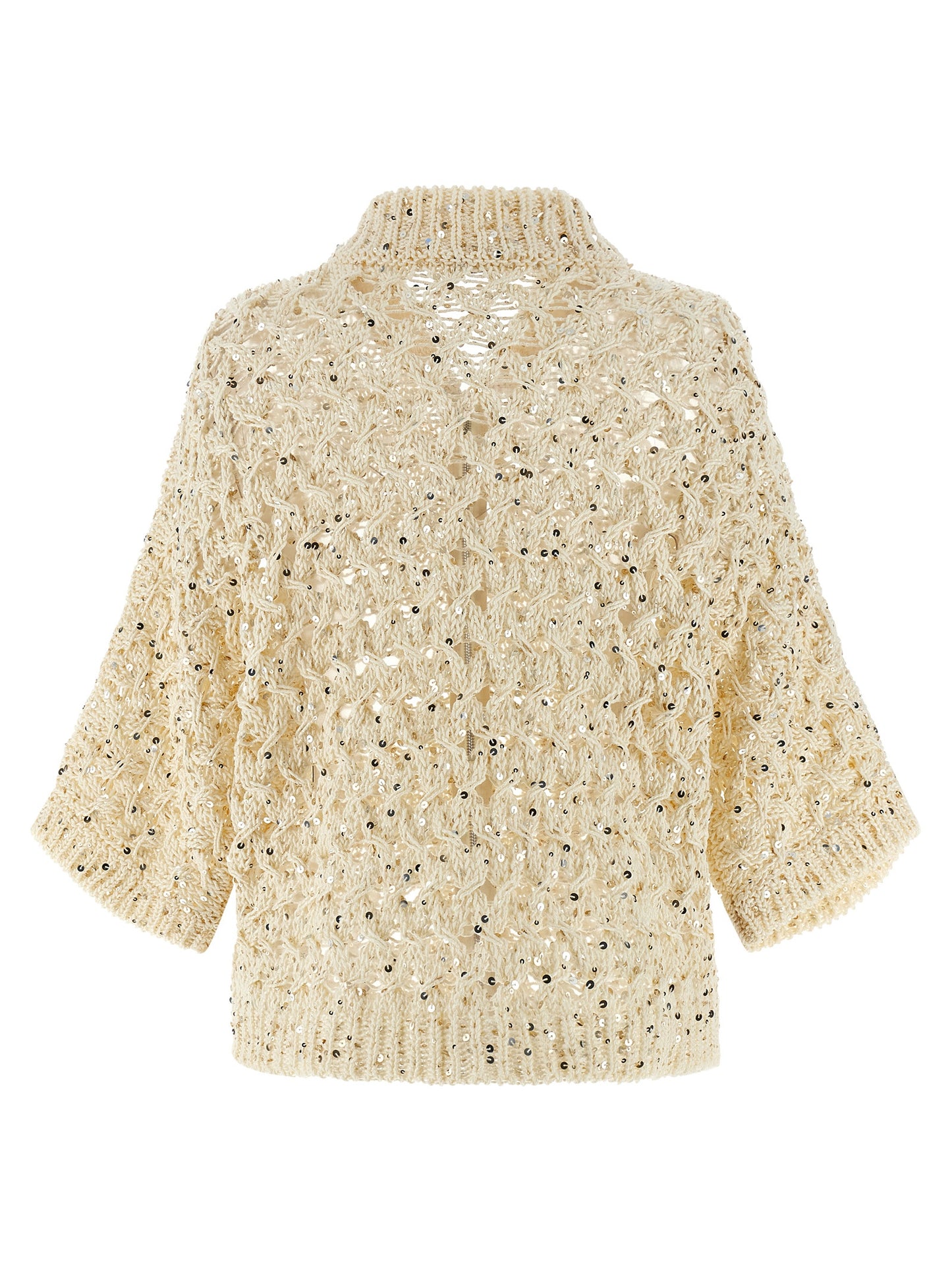 Beige Cotton Cardigan