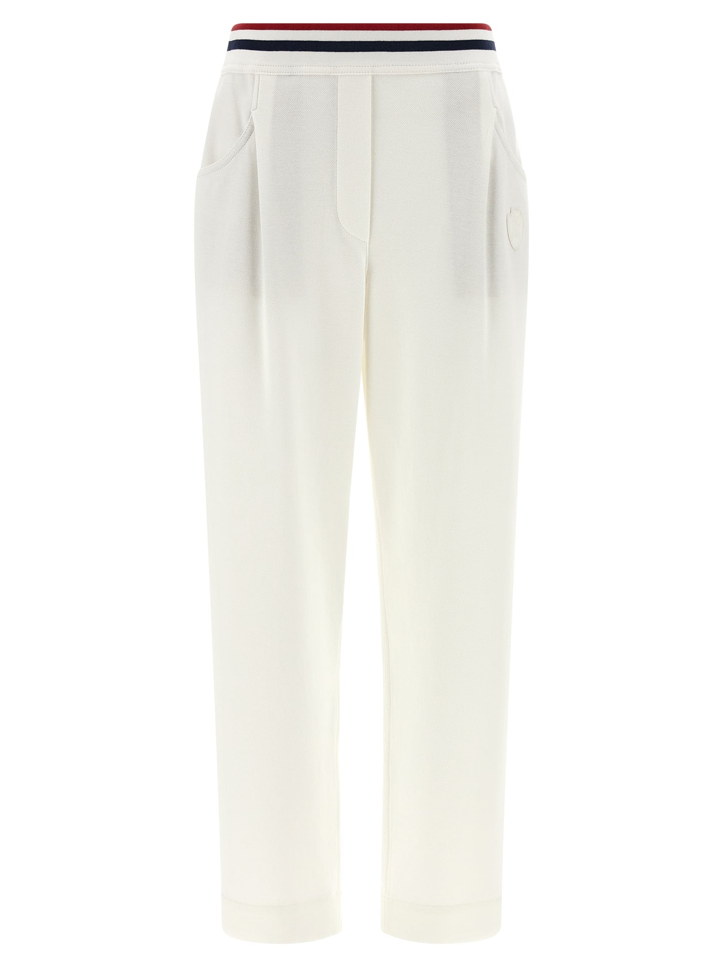 White Cotton Joggers (Workout Pants)