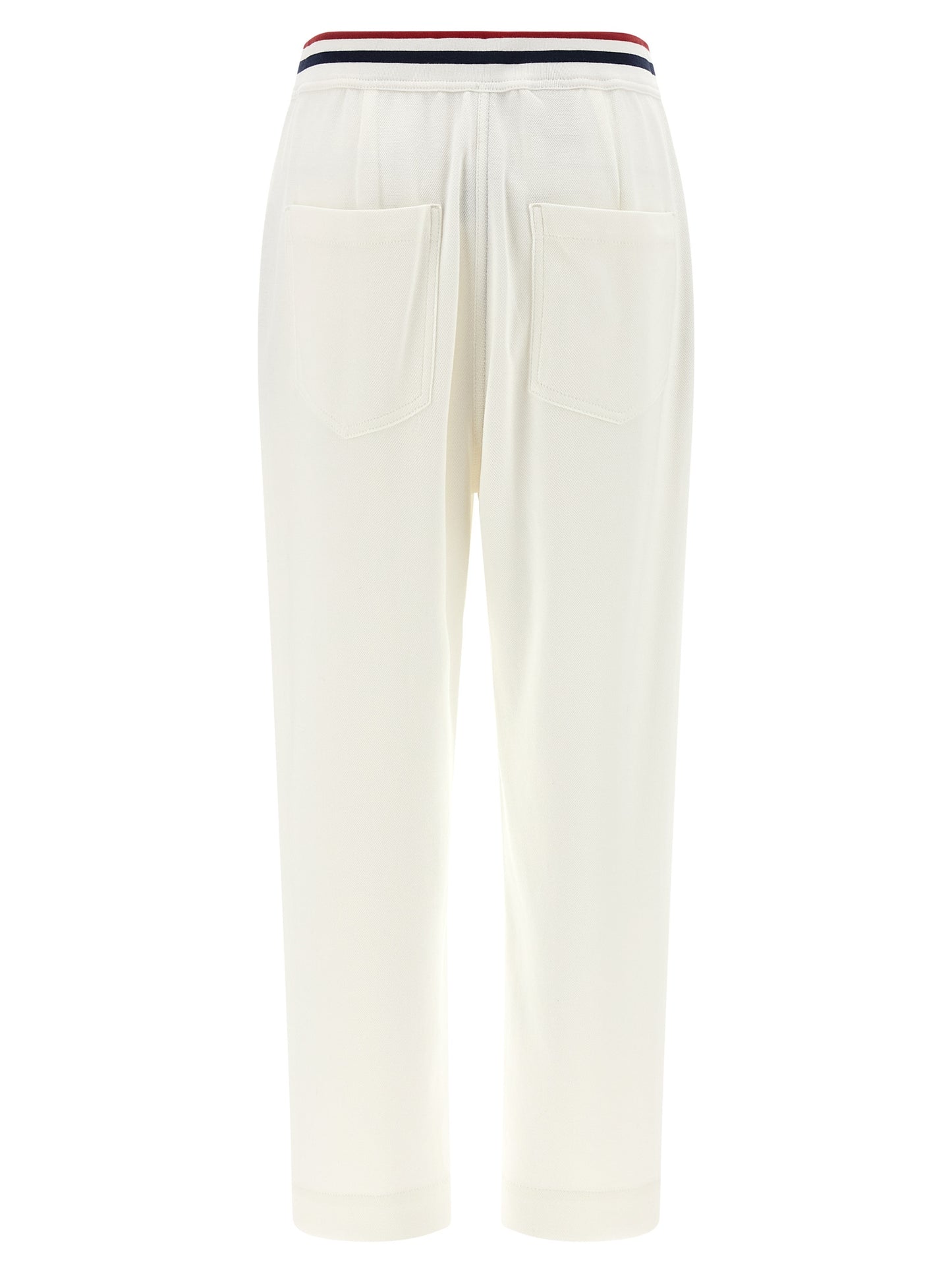 White Cotton Joggers (Workout Pants)