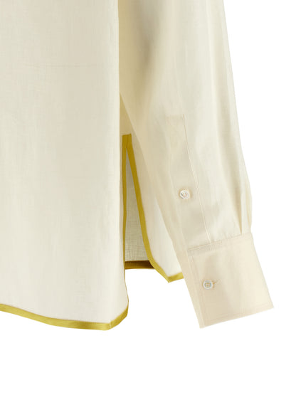 Beige Linen Blouse