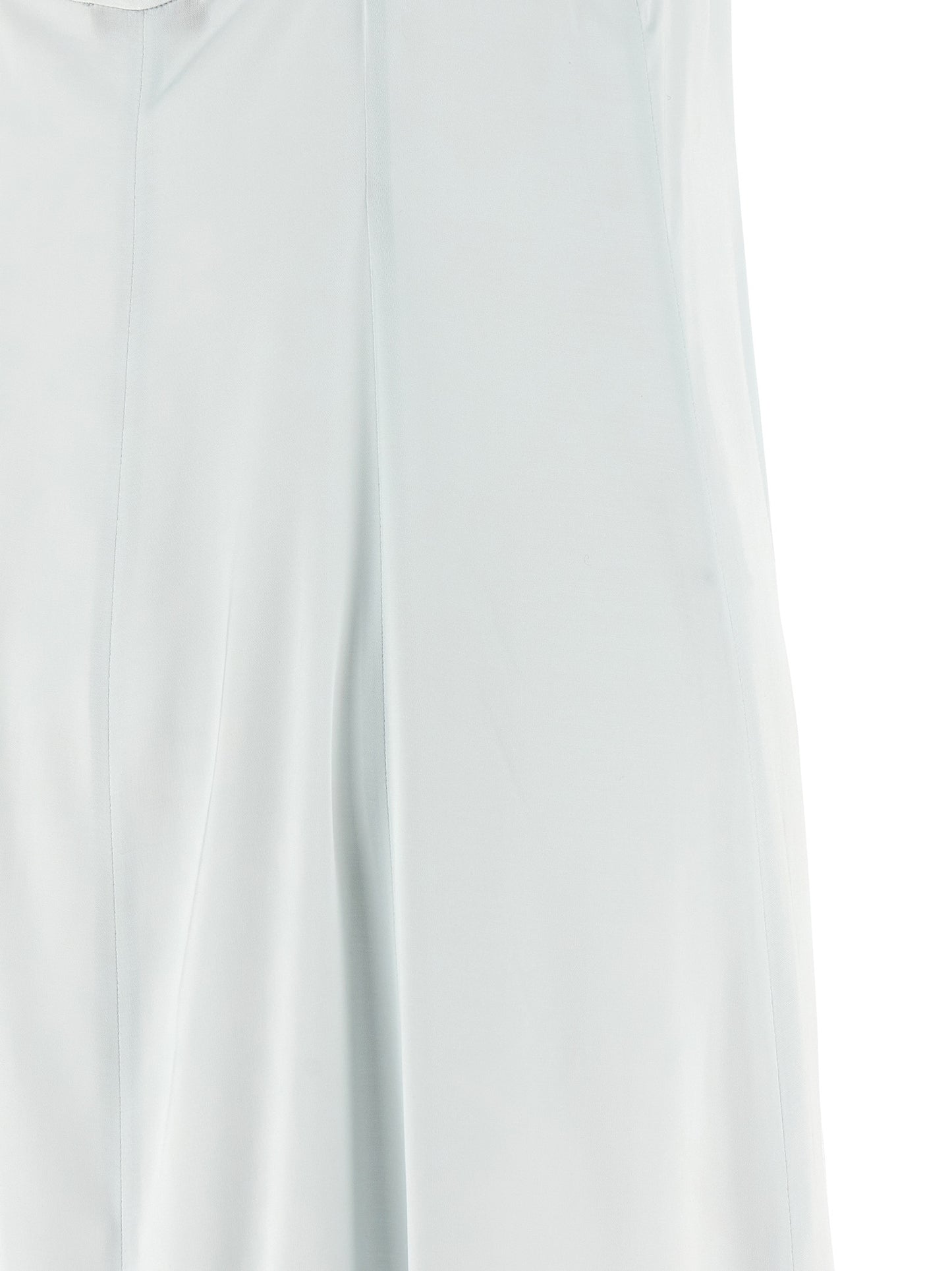 Blue Viscose Long Dress