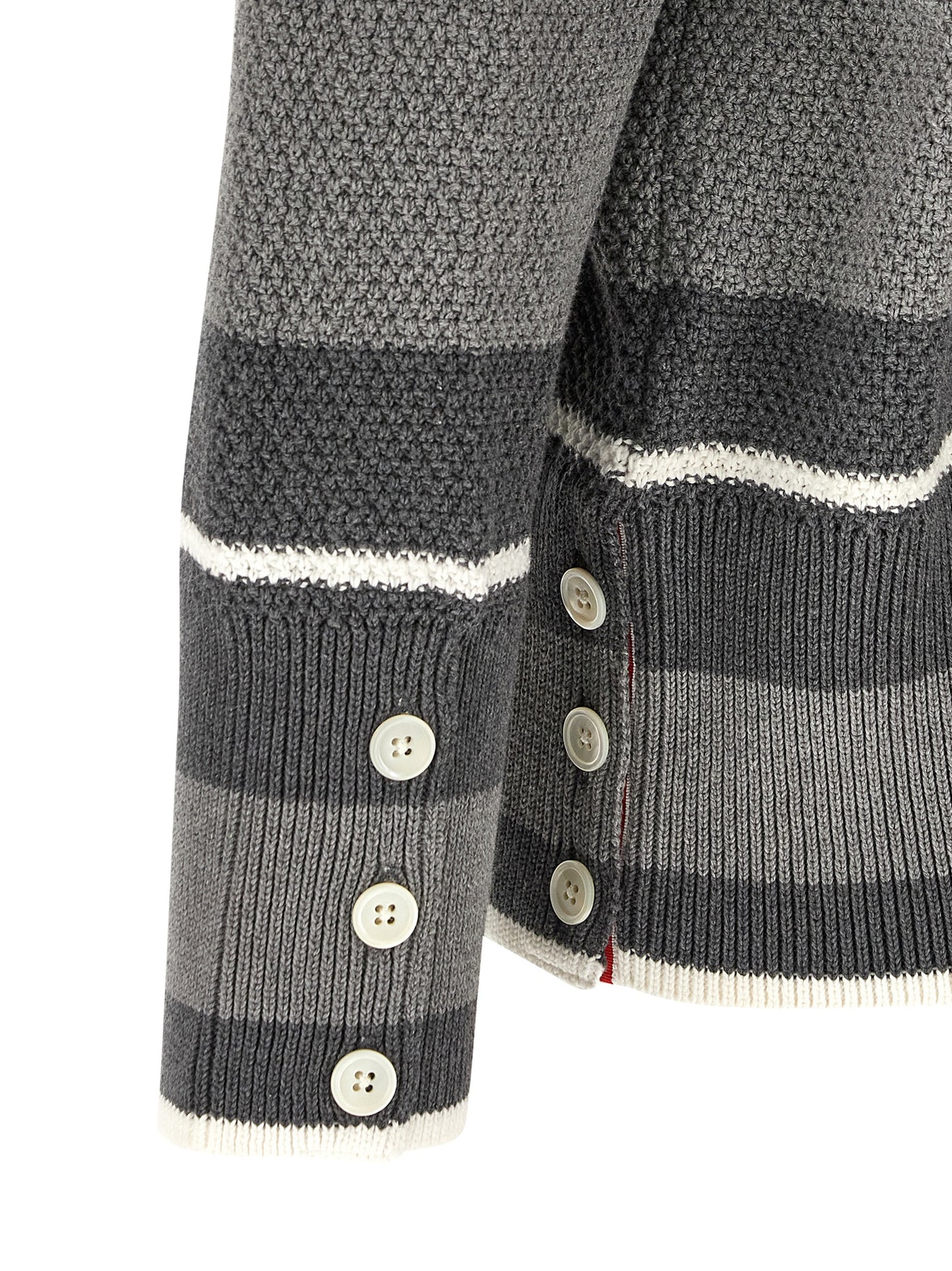 Gray Cotton Cardigan