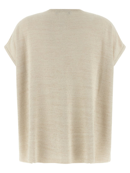 Gold Cotton Cardigan