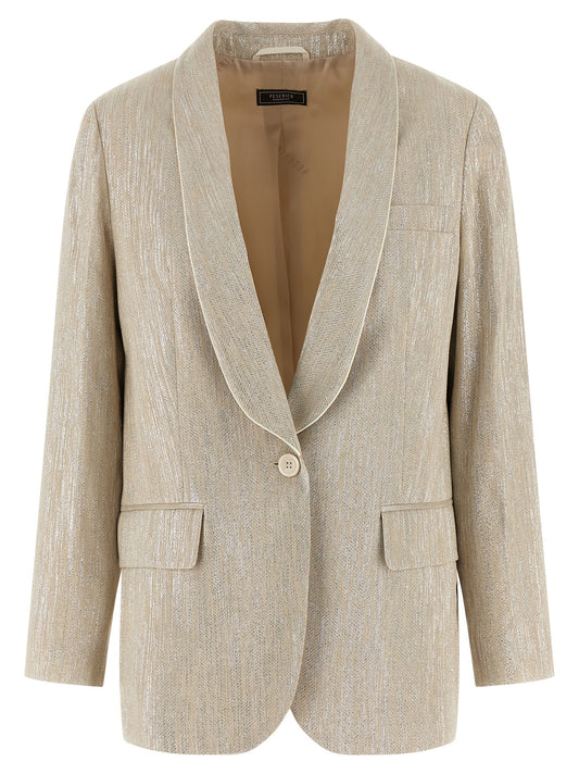 Beige Viscose Blazer